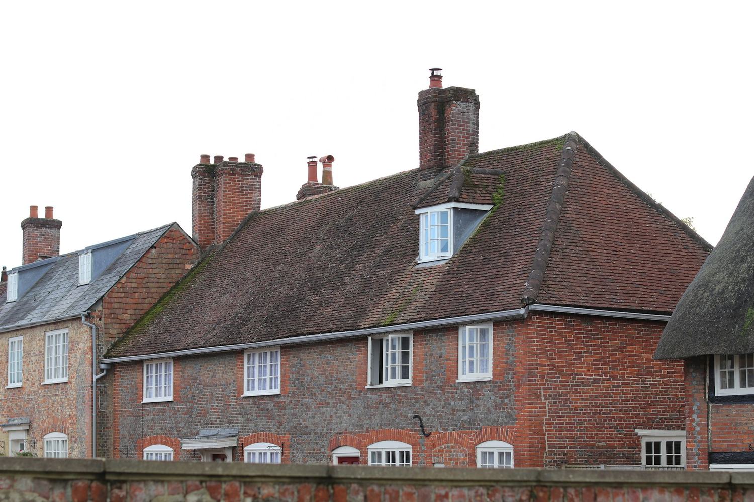 Outside the cottage in Cottenham